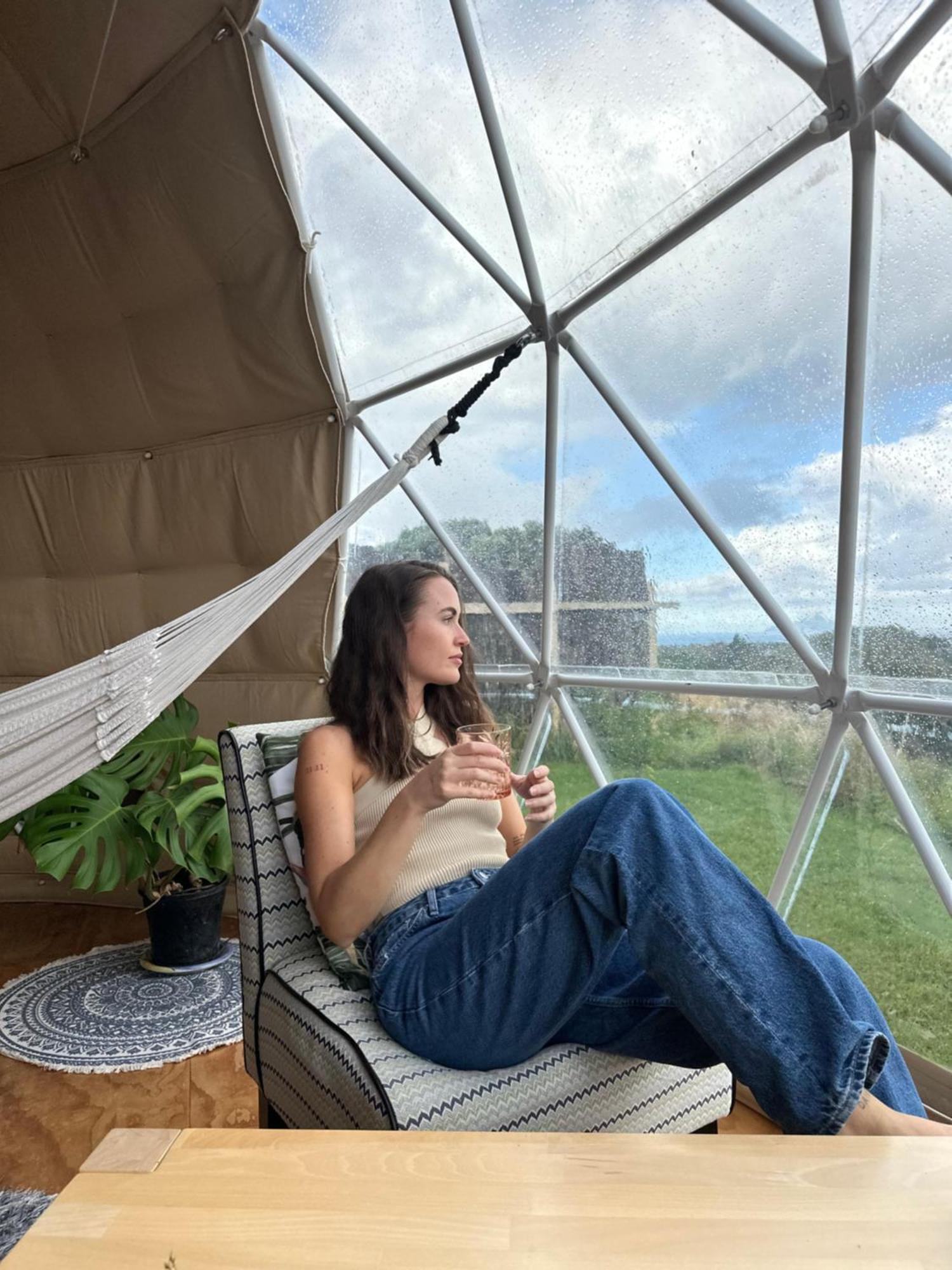 Отель 1 Waipu Off-Grid Eco Seaview Geodesic Glamping Dome Экстерьер фото