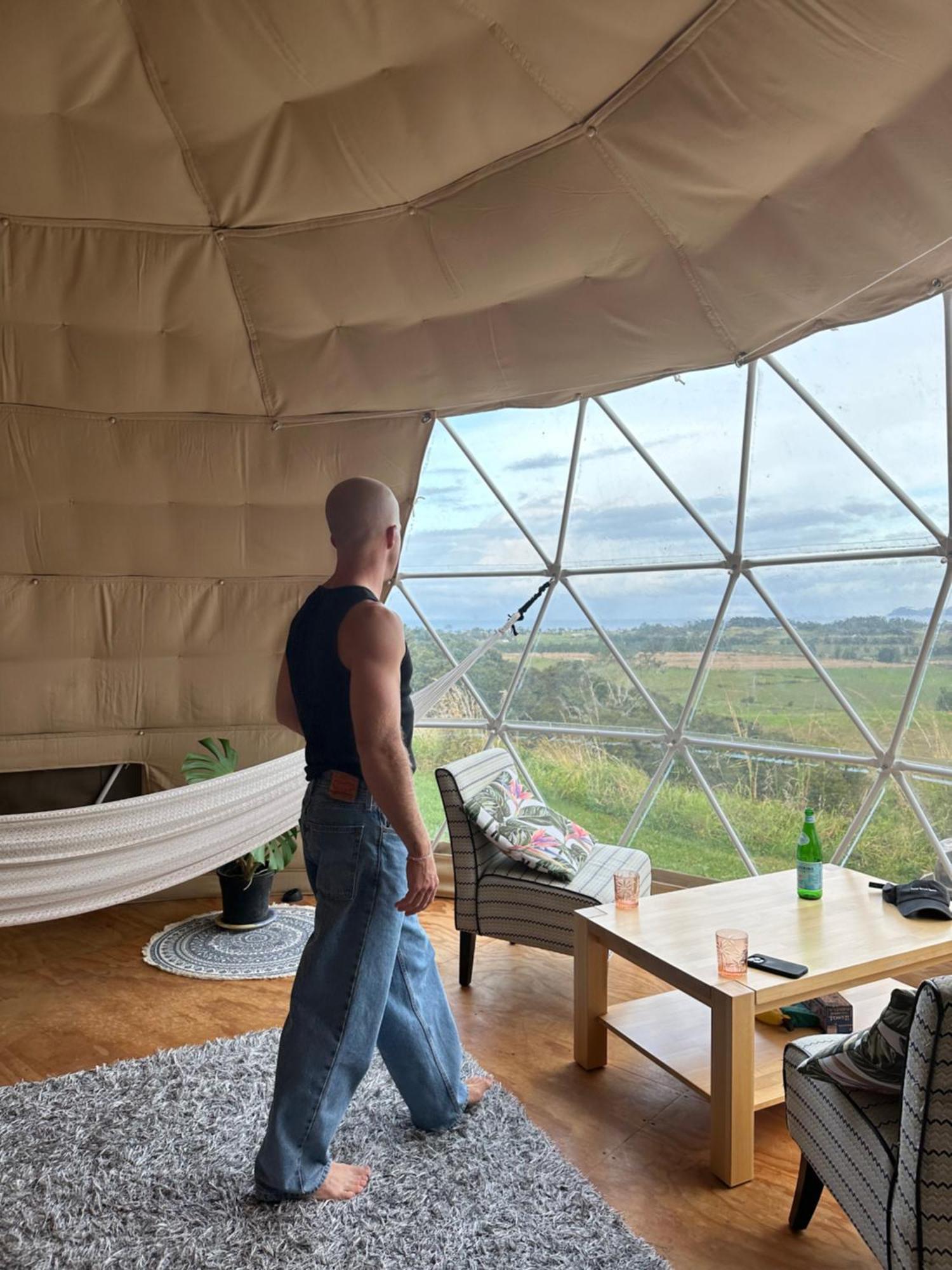 Отель 1 Waipu Off-Grid Eco Seaview Geodesic Glamping Dome Экстерьер фото