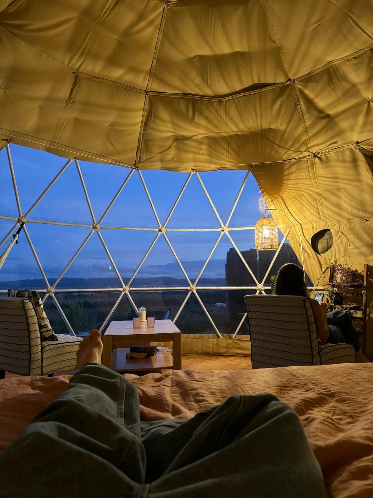 Отель 1 Waipu Off-Grid Eco Seaview Geodesic Glamping Dome Экстерьер фото