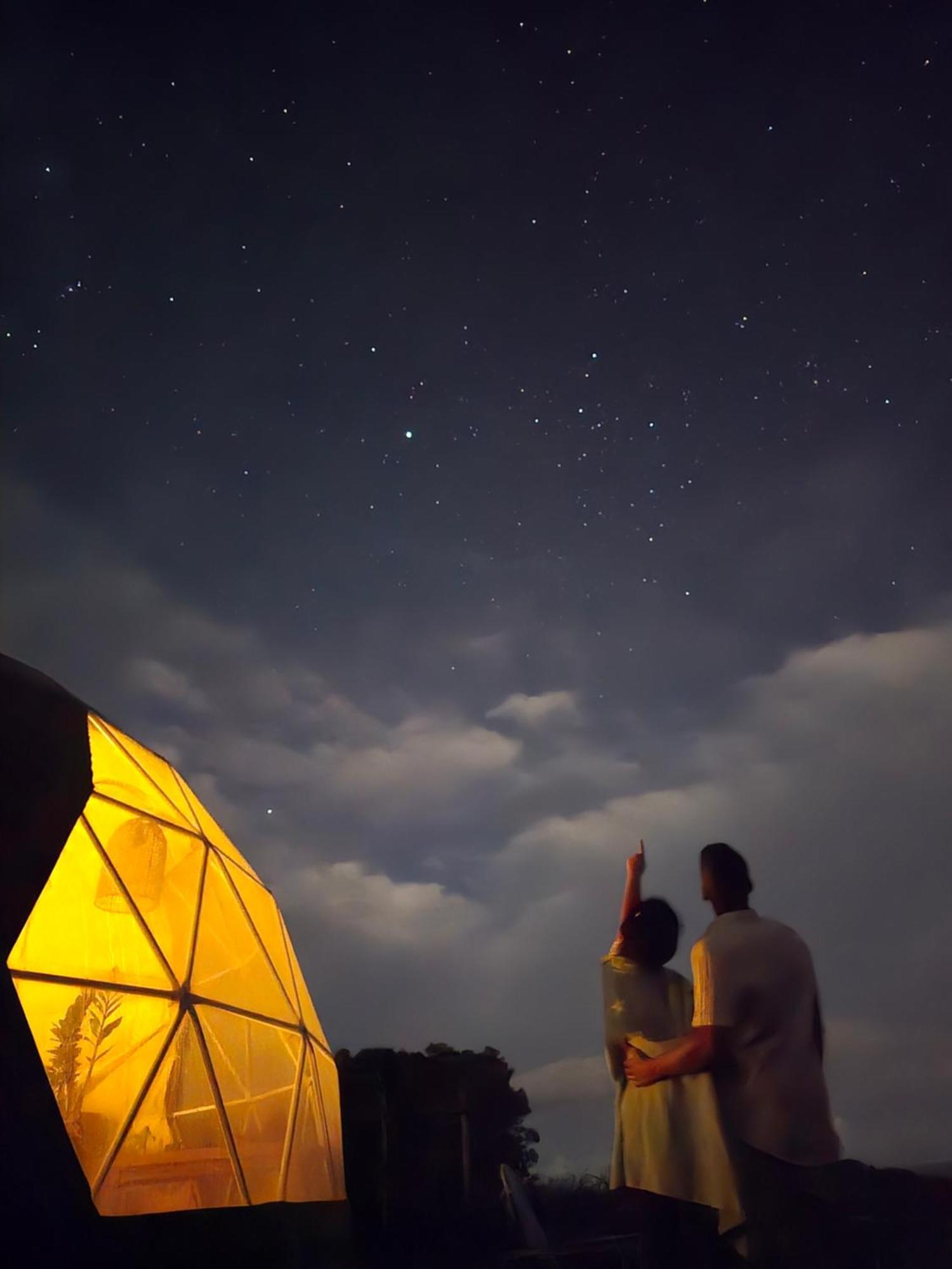 Отель 1 Waipu Off-Grid Eco Seaview Geodesic Glamping Dome Экстерьер фото